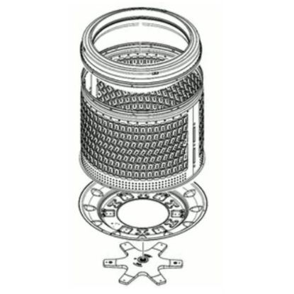 Picture of Samsung DC90-27205A Assembly Basket Spin Parts;wa7000r