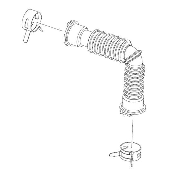Picture of Samsung DC97-21462A Assy Hose Air;wf8/6000r,a1