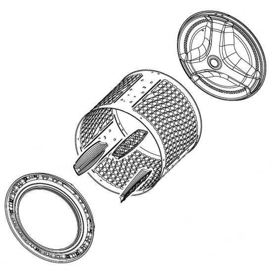 Picture of Samsung DC97-21458D Washer Spin Basket Wrapper