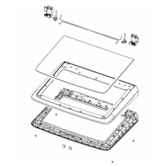 Picture of Samsung DC97-21510F Assembly Lid T.c;wa7000r,wa54r7600
