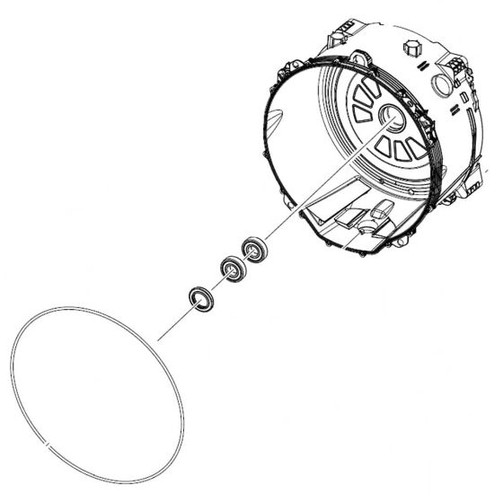 Picture of Samsung DC97-21594C Assembly S.tub Back