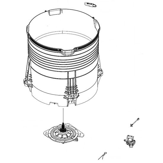 Picture of Samsung DC97-22834A Assembly Tub Outer-module