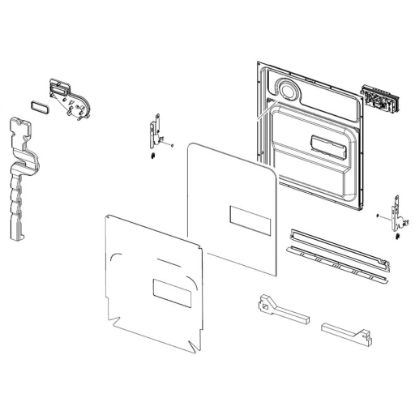 Picture of Samsung DD82-01326A Tub Front Assembly