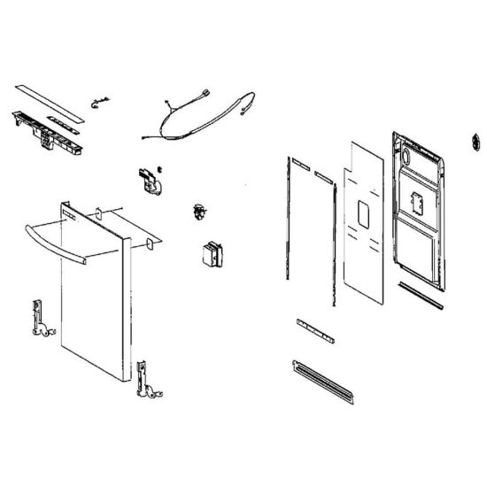 Picture of Samsung DD82-01374A Door Assembly