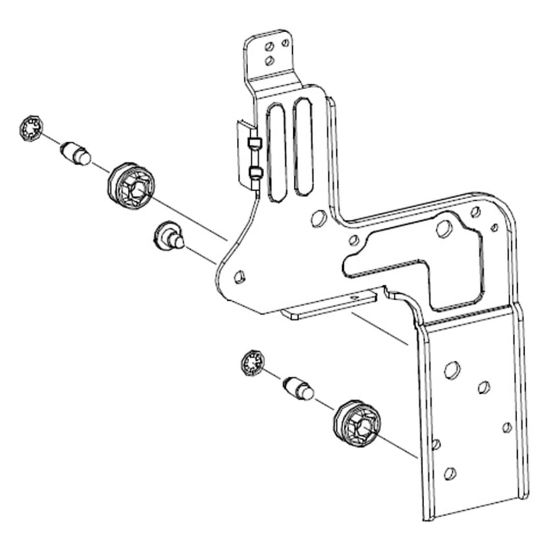 Picture of Samsung DD82-01417A Support Link L Assembly