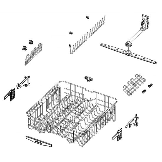 Picture of Samsung DD82-01753A A/s Assy-basket Upper A