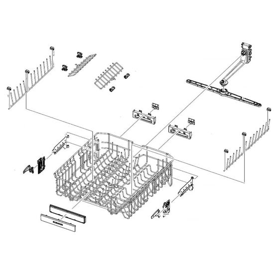 Picture of Samsung DD97-00605A Assembly Basket Middle;dw9900r,pre