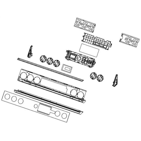 Picture of Samsung DG94-03551B Assy Control Panel Sub;nx60t8711ss,stss,