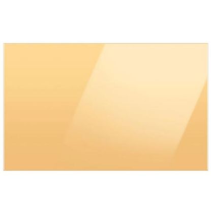Picture of Samsung RA-F36DB4C0/AA Bespoke 4-Door French Door Bottom Panel In Sunrise Yellow Glass