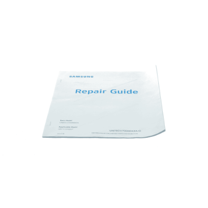 Picture of Samsung UN75CU7000DXZA-G Un75cu7000dxza-g Repair Guide, Paper Copy