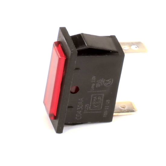 Picture of Star 2J-Z13654 Pilot Light Rect-red-120v