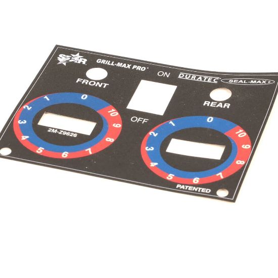 Picture of Star 2M-Z9626 Control Panel Label