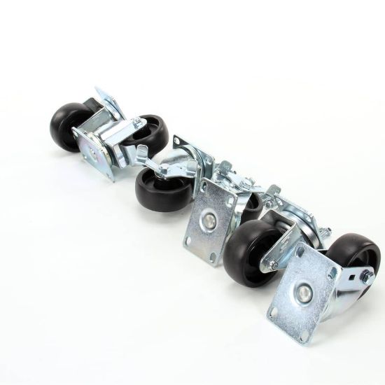 Picture of Silver King 10314-78 Kit Caster Plate 3In Wh/4 1/8