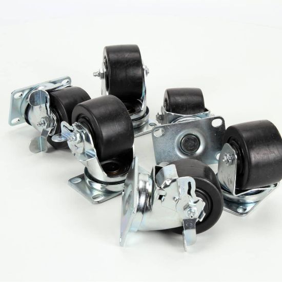 Picture of Silver King 10314-91 Kit Caster Plate 3 In Wh/4 In