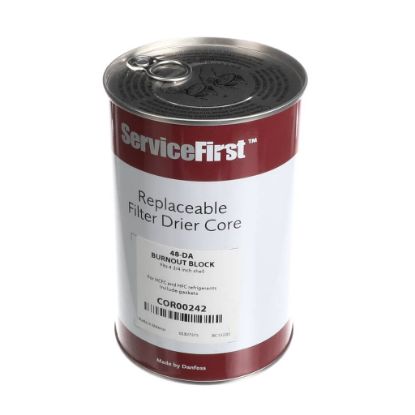 Picture of Trane COR00242 Core; Replaceable, Filter Drier, 48-Da, Burnout Bl