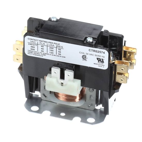 Picture of Trane CTR02574 Contactor, 1P 40A 24Vac / Screws