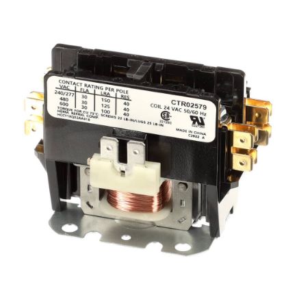 Picture of Trane CTR02579 Contactor; 1P 30A 24Vac / Screws