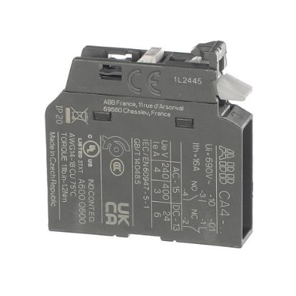 Picture of Trane CTR03259 Contactor; Cont, Aux Cont Blk, Front, 1