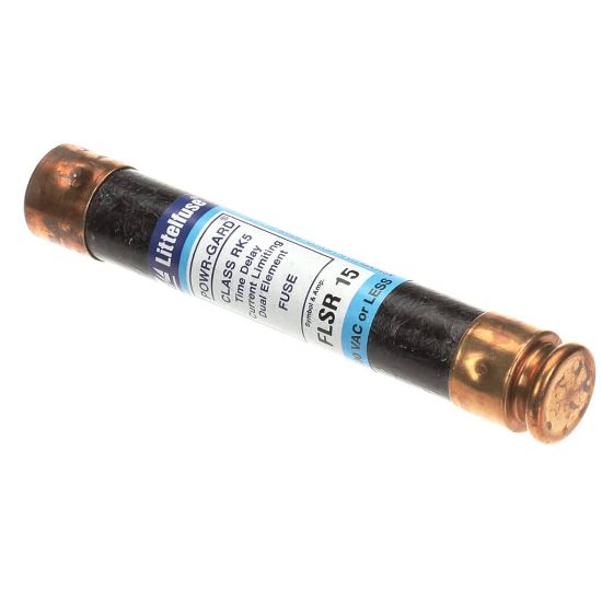 Picture of Trane FUS01637 Fuse; 15A, Time Delay, Dual Element, 600Vac