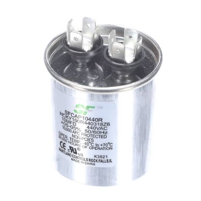 Picture of Trane SFCAP10440R Capacitor; 10Mfd 370/440V Round Run Capacitor