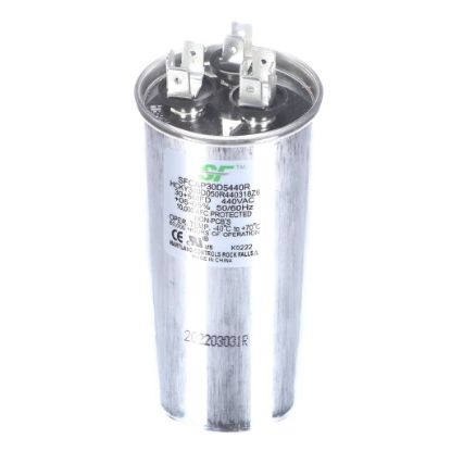Picture of Trane SFCAP30D5440R Capacitor; 30+5Mfd 440V Round Run Capacitor