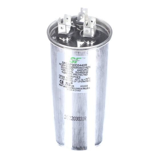 Picture of Trane SFCAP30D5440R Capacitor; 30+5Mfd 440V Round Run Capacitor