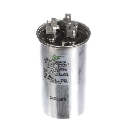 Picture of Trane SFCAP25D5440R Capacitor; 25+5Mfd 370/440V Round Run Capacitor