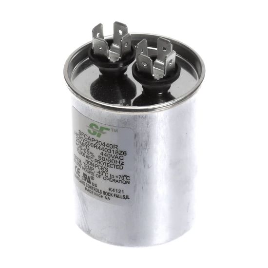 Picture of Trane SFCAP20440R Capacitor; 20Mfd 370/440V Round Run Capacitor