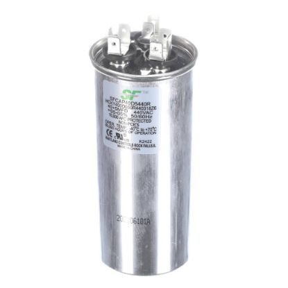 Picture of Trane SFCAP40D5440R Capacitor; 40+5Mfd 370/440V Round Run Capacitor