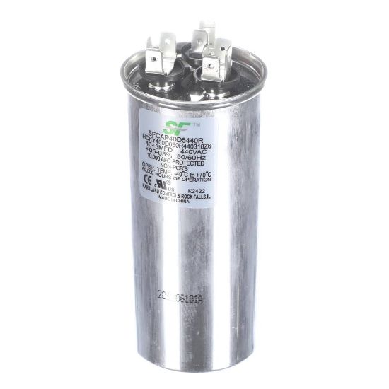 Picture of Trane SFCAP40D5440R Capacitor; 40+5Mfd 370/440V Round Run Capacitor