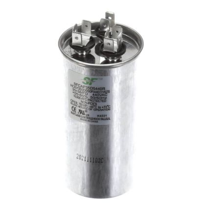 Picture of Trane SFCAP35D5440R Capacitor; 35+5Mfd 370/440V Round Run Capacitor