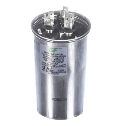 Picture of Trane SFCAP50D5440R Capacitor; 50+5Mfd 370/440V Round Run Capacitor