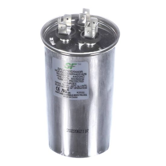 Picture of Trane SFCAP50D5440R Capacitor; 50+5Mfd 370/440V Round Run Capacitor