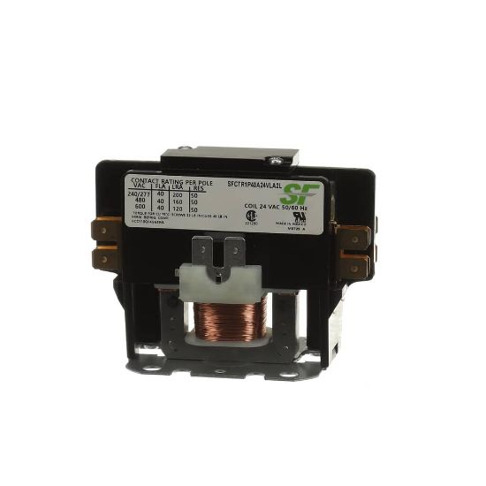 Picture of Trane SFCTR1P40A24VL Contactor; 1P 40A 24Vac / Lugs