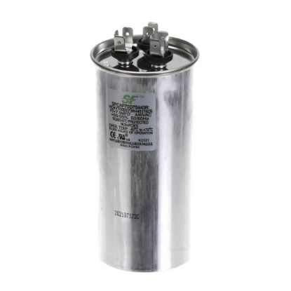 Picture of Trane SFCAP70D75440R Capacitor; 70+7.5Mfd 370/440V Round Run Capacitor