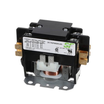 Picture of Trane SFCTR2P40A24VSA2L Contactor; 2P 40A 24Vac / Screws A2l