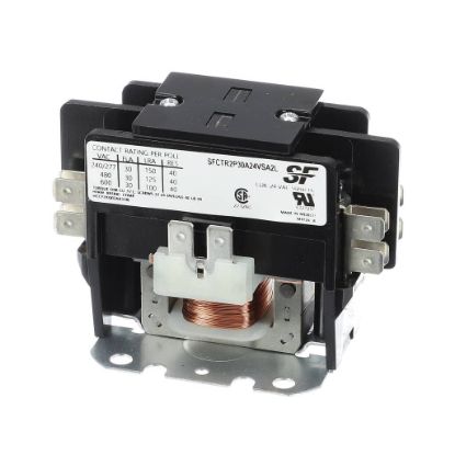 Picture of Trane SFCTR2P30A24VSA2L Contactor; 2P 30A 24Vac / Screws A2l