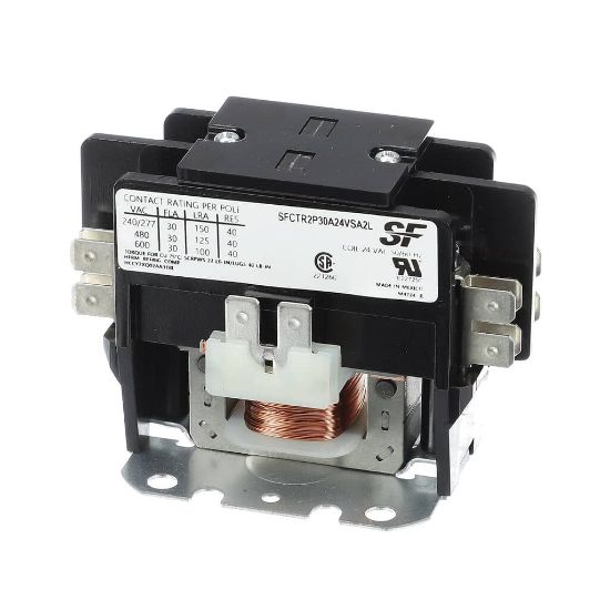 Picture of Trane SFCTR2P30A24VSA2L Contactor; 2P 30A 24Vac / Screws A2l