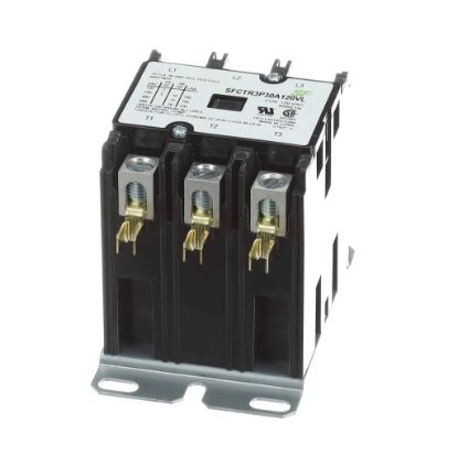 Picture of Trane SFCTR3P30A120VL Contactor; 3P 30A 120Vac / Lugs