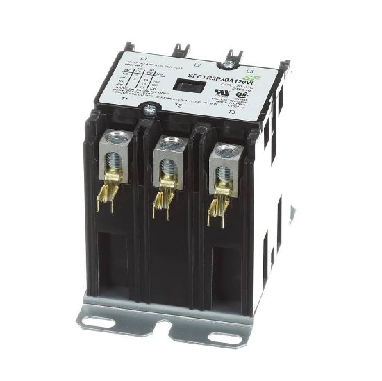 Picture of Trane SFCTR3P30A120VL Contactor; 3P 30A 120Vac / Lugs