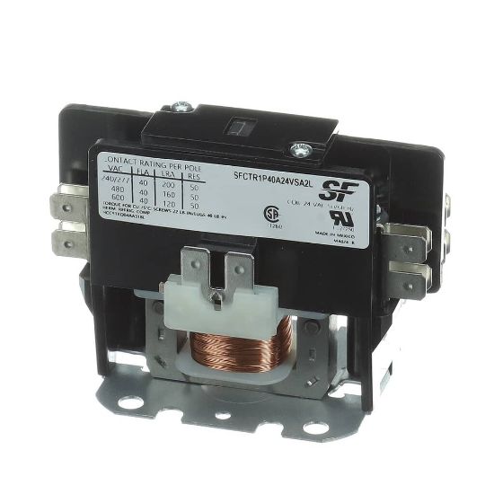 Picture of Trane SFCTR1P40A24VSA2L Contactor; 1P 40A 24Vac / Screws A2l