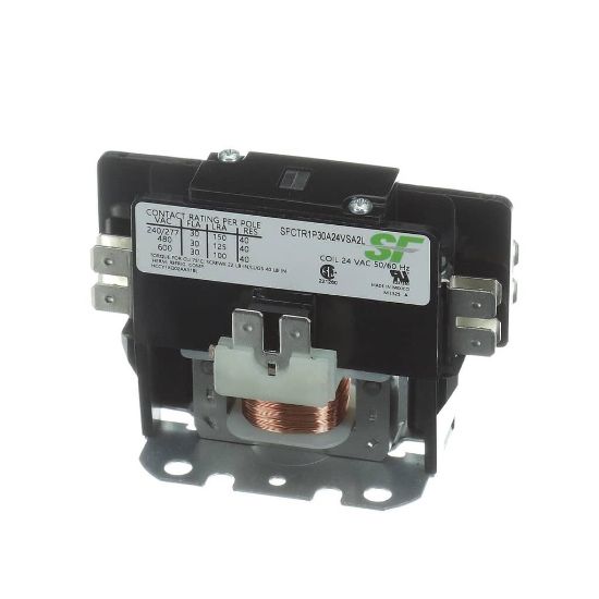 Picture of Trane SFCTR1P30A24VSA2L Contactor; 1P 30A 24Vac / Screws A2l