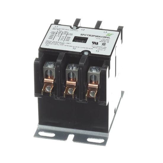 Picture of Trane SFCTR3P50A120VL Contactor 3Pole 50A 120V Coil