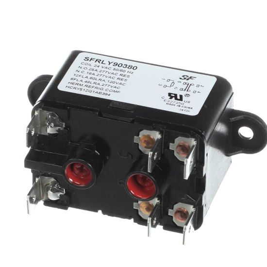Picture of Trane SFRLY90380 Relay; 1No/1nc, 24 Vac, 50/60Hz, 1/4In