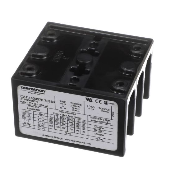 Picture of Trane TER00160 Terminal Block 3 Pole 175A