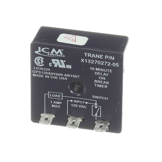 Picture of Trane TMR00060 Timer, Low Pressure, 1A, 10 Min.