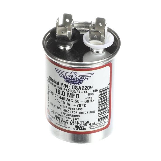 Picture of Trane USA2209 Capacitor; 15Mfd 370/440V Round Usa Made