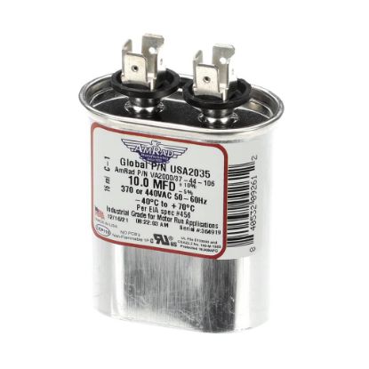 Picture of Trane USA2035 Capacitor; 10Mfd 370/440V Oval Usa Made