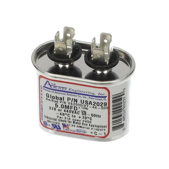 Picture of Trane USA2029 Capacitor; 5Mfd 370/440V Oval Usa Made