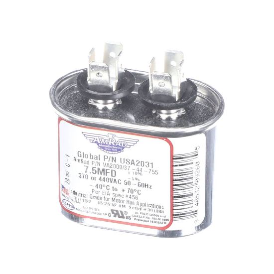 Picture of Trane USA2031 Capacitor; 7.5Mfd 370/440V Oval Usa Made
